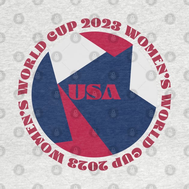 USA Soccer Women's World Cup 2023 United States by Designedby-E